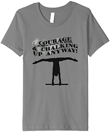 Kids Boys Girls Gymnastics Artistic Gymnastics High Bar T-Shirt 12 Slate