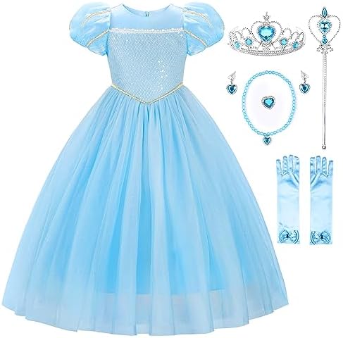 jerrisapparel princess dress Costumes | Jerrisapparel Girls Princess Costume Puff Sleeve Fancy Birthday  Party Dress Up