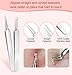 Becoyou 7 Pcs Blackhead Remover Pimple Popper Tool Kit, Stainless Steel Blackhead Removal Tool Pimple Popping Kit, Comedone Pimple Extractor Acne Tool Blackhead Tweezers