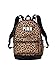 Victorias Secret Pink Campus Backpack Animal Print/Black/White Logo