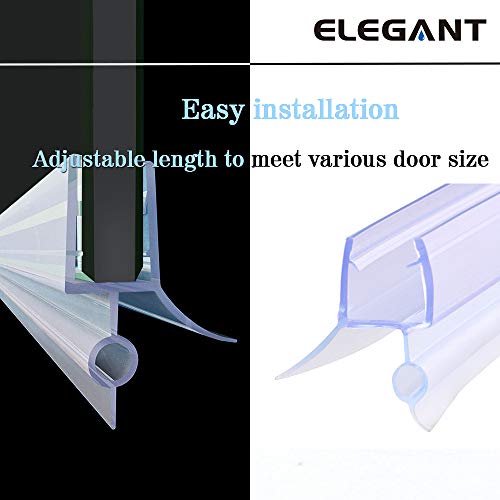 ELEGANT Shower Door Sweep Seal with Drip Rails (28 Inch) Pricepulse