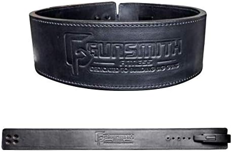 Apex Lifting Belt - Ultra Premium Handmade, All Black Olympic & Powerlifting