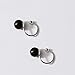 U Studs Faux Pearl Ear Crawler Earrings Cuffs Climber Ear Wrap Pin Vine Non-pierced Charms Clip On Jewelry Black Pearl