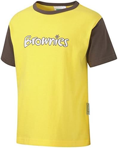 Official Brownies Girl Guides Uniform Short Sleeve T Shirt Size 24-36