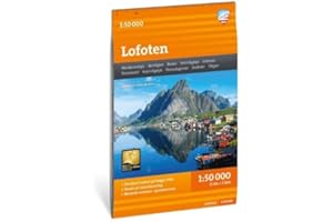Turkart Lofoten 1:50 000 (Mountain map detailed scale)