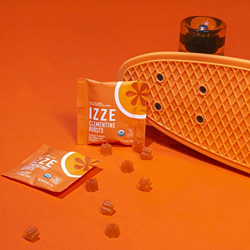 Izze Bursts Organic Fruit Snacks, Clementine, 0.8oz Pouches, (18 Pack) - Thumbnail 5