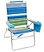 Rio Beach 4-Position 17″ Tall Folding Beach Chair – Stripethumb 3
