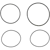 Cassette Tape Deck Rubber Belts Kit (4 Belts) Compatible with Sony Audio Systems