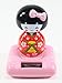 Solar Power TOY - Red-Pink-Purple- Kimono Cute Geisha Japanese Girl Car Home Decor