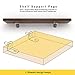 50 Pack Shelf Support Pegs, FANDAMEI 6mm L-Shaped Metal Nickel Bracket Pegs with Hole for Kitchen & Bookcase Shelf Cabinet Closet Shelf Bracket