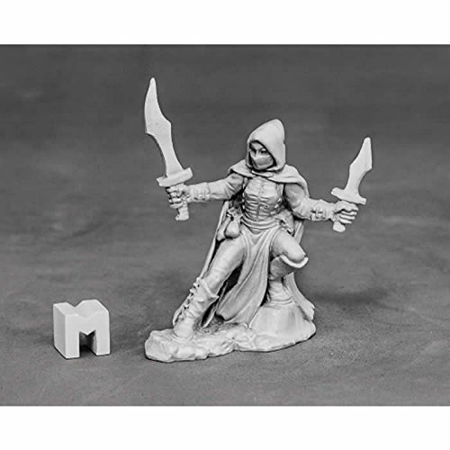 Reaper Miniatures Serena, Dreadmere Rogue #03873 Dark Heaven Unpainted Metal