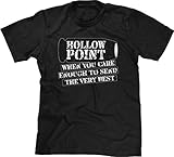 Blittzen Mens T-shirt Hollow Point Send The Very Best