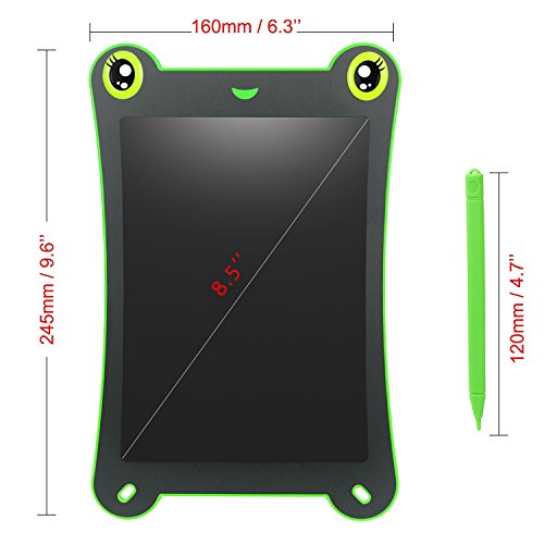 image for Colorful Frog Pad LCD Writing Tablet NEWYES Children's Board 8.5 Inch 