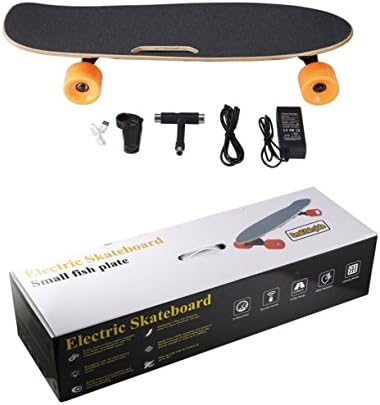 4 Wheel Electric Skateboard Single Driver Motor Small Fish Plate Wireless Remote Control Longboard Waveboard 15km/h 120KG
