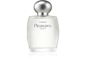 Estée Lauder Pleasures for Men Cologne Spray with Notes of Sandalwood, Citrus & Nectarine | Cologne for Men, 3.4 Fl Oz