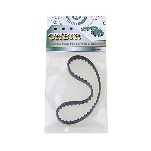 CNBTR Black Rubber 110XL Belt Stepper Motor Timing Belt Geared 10mm Wide 55 Teeth for Industry