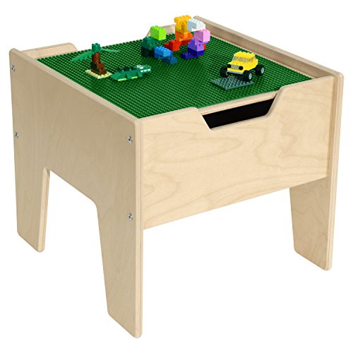 Contender C991300-G 2-N-1 Activity Table with Green Lego Compatible Top - RTA - Thumbnail 2