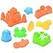 13 Pcs Beach Toys Set Sand Castle Bucket & Tools & Molds In Mesh With Zippered Bag Summer Play Set for Babies Kids