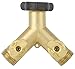 Gilmour Brass High Flow Connector 13HF, Colors May Vary