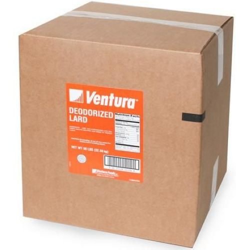 Ventura Foods Deodorized Lard Cube Shortenings, 50 Pound -- 1 each.