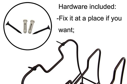 ESYLIFE Kitchen Cabinet Pan Organizer Rack Cookware Holder (Fits 5 Pans/Lids) - Can be Separated Use - Thumbnail 4