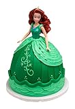 DecoPac Disney Princess Doll Signature Cake DecoSet Cake Topper, Ariel, 11"