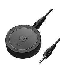 Giaride Portable Bluetooth 4.1 Transmitter Receiver (AptX for Both TX & RX, Low Latency, 2 Devices Simultaneously) 2-in-1 Wireless 3.5mm Aux Adapter for TV PC Car Speakers Audio Music Sound System