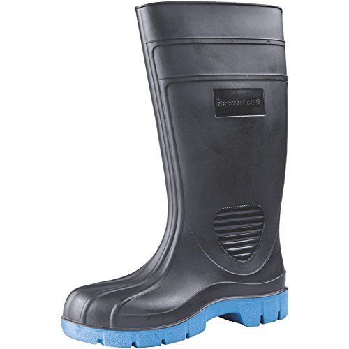 Bata Men's Black Rubber Gumboot Hippo Safety Shoes (8026222) 7 Uk