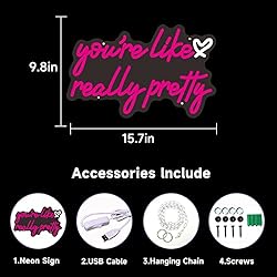 ZPLNOSIN You are Like Really Pretty Neon Sign for