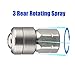 Tool Daily Sewer Jetter Nozzle for Pressure Washer, Rotating, 1/4 Inch Female NPT, 4000 PSI
