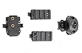 PHALANX BLACK 4PCS HELMET RAIL ACCESSORIES MOUNTING HARDWARE