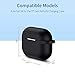 ESR Protective Cover for AirPods Pro Case, Bounce Carrying Case with Keychain for AirPods Pro Charging Case [2019 Release] [Visible Front LED] Shock-Absorbing Soft Slim Silicone Case Skin (Black)
