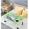 Laptop-Bed-TablePortable-Lap-DeskNotebook-Stand-Reading-HolderNotebook-Table-Dorm-Desk-with-Foldable-Legs-Cup-Slotfor-Eating-BreakfastReadingWatching-Movie-on-BedSofa60-x-40cmGreen Laptop Bed Table,Portable Lap Desk,Notebook Stand Reading Holder,Notebook Table Dorm Desk with Foldable Legs & Cup Slot…