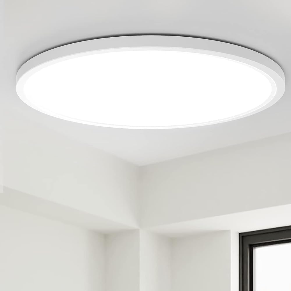 Slochi 24W LED Bathroom Ceiling Light Ø22cm 6500K Ultra Thin IP54