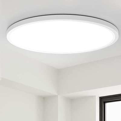 Slochi 24W LED Bathroom Ceiling Light Ø22cm 6500K Ultra Thin IP54
