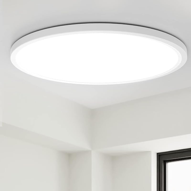 Slochi 24W LED Bathroom Ceiling Light Ø22cm 6500K Ultra Thin IP54