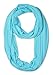 corciova Light Weight Infinity Scarf with Solid Colors