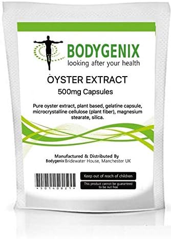 Brand New Pack of"Oyster Extract" 500MG Capsules (Made in UK) [Several Sizes Available] (60)