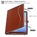 Ztotop Folio Case for Samsung Galaxy Tab A 10.5 Inch 2018(SM-T590/T595/T597), Leather Folding Stand Cover with Auto Wake/Sleep, Pencil Holder and Multiple Viewing Angles,Brown
