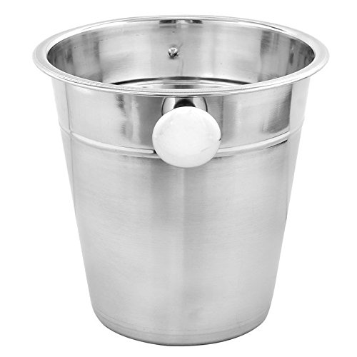 Kosma Stainless Steel Champagne Bucket | Beverage Bucket | Ice Bucket Wine Cooler, Bottle Cooler - 21 x 21cm