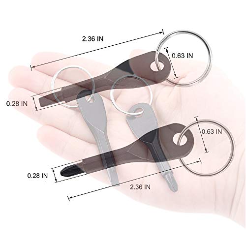 AnSaw One Set EDC Multifunctional Tools Of Stainless Steel Screwdrivers Keychain and Corkscrew Portable Wine Bottle Opener Sets Festival and Christmas Socking Stuffed Creative Gifts - Thumbnail 2