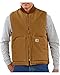 Carhartt Men's Arctic-Quilt Lined Duck Vest (Regular and Big & Tall Sizes), Brown, Medium