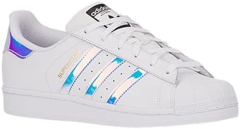 adidas white metallic silver superstar