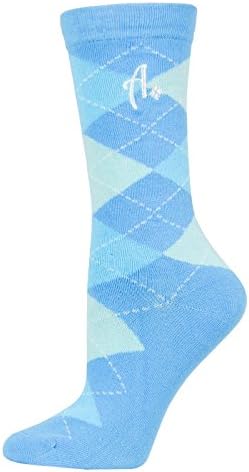 Argoz Bluebird Sky Blue/White/Blue Argyle Socks