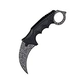 Huajack Fixed Blade Outdoor Knife, Pocket Knife, Outdoor Survival Camping Hunting Knife, Portable Knife with Sheath and Cord, 7.5 –Inches Overall