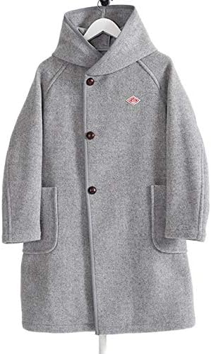 Amazon Co Jp ダントン ウールモッサ ウールフードコート Jd 05 Wom ロングコート レディース 38 H Grey 服 ファッション小物