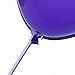 Balloon Sticks 72 Pieces White Plastic Balloon Sticks with Cup Party Decoration, Carnival Fun etc.