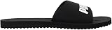 PUMA Purecat 2.0 Slide Sandals Unisex Black White 4 UK view 2