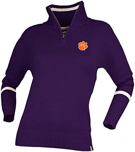 NCAA Clemson Tigers Womens Her Half Back, Purple, Medium