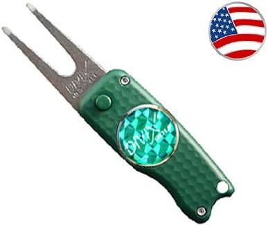 Divix DX Switchblade Divot Repair Tool with USA Flag Magnetic Ball Marker